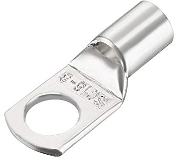 sourcing map 200Stk SC16-8 nicht isolierte U Type Kupfer Falzterminal 16mm2 Draht Silber DE de