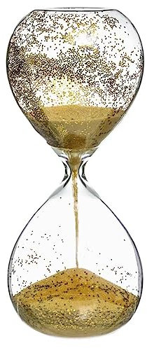 Glas-Sanduhr-Dekoration