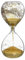 Glas-Sanduhr-Dekoration