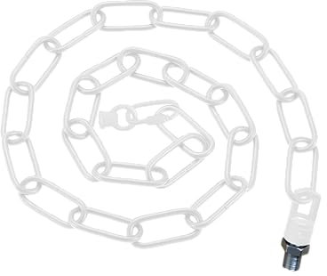 Heavy Duty Metal Chain for Vintage Chandelier, Suspended Ceiling Pendant, and Hanging Lamps Durable, Adjustable, Ideal for Rustic, Industrial, or Home Décor(White)