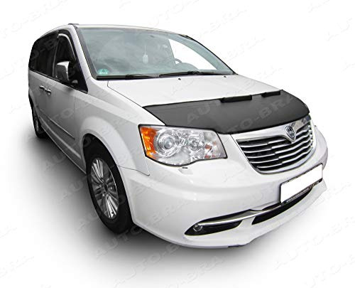 AB3-00415 Auto Bra kompatibel mit Chrysler - Lancia Voyager, Town & Country Touring 2011-2016 Dodge Grand Caravan Bj. ab 2011 Haubenbra Steinschlagschutz Tuning Bonnet Bra