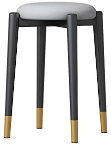 Qiansejiyijiajudengzi Hocker Stapelbare faul Rundbank Küche Barhocker Startseite bardekor Mitte des Jahrhunderts Moderne 30 × 30 × 46cm 5 Choices (Color : B, Size : 30×30×46CM)