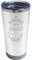 Tervis Triple Walled Harry Potter - Happiness Quote Engraved Insulated Tumbler Cup Keeps Drinks Cold & Hot, 20oz, Glacier White