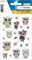 HERMA 15694 Aufkleber Eulen Glitzer klein groß, 21 Stück, Tiere Sticker mit lustigen Eule Vogel Motiv, Kinder Etiketten für Fotoalbum Tagebuch Poesiealbum Scrapbooking Geburtstag Deko Briefe Basteln