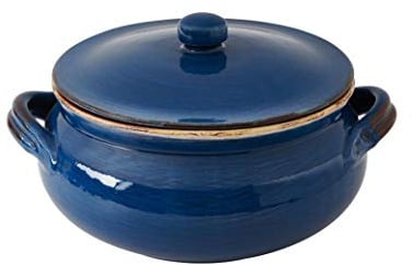 Brandani 52269 Umidiera Blu Con Coperchio Terracotta Da Fuoco
