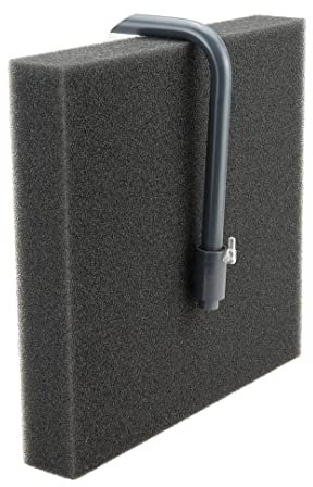 Aquarium Hamburg Matten Bio-Luftfilter Fisch Garnelen Tank Teich Biochemischer Poret Polyether Schwamm Pad Innenschaum Uplift Filter 31 x 30 x 5 cm (Schwarz, PPI 45 Fein (Garnelen sicher))