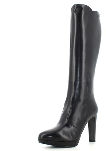 Nero Giardini I410982D Stivali Donna in Pelle - Nero 39 EU
