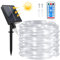 Micacorn Solar Lichtschlauch Lichterkette, Wasserdichte Lichtschlauch 22 Meter 8 Modi 200 LED Solar Lichterkette Aussen mit Fernbedienung für Schwimmbad Hochzeit Weihnachten Party Dekorationen