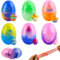 Slime para Niños, Hillylolly 6 Pcs Slime Egg, Huevos de Pascua Slime, Slime Galaxy, Slime Juguete, Slime Fluffy, DIY Slime Kit, Stress Ball Slime, Huevos de Pascua Regalo Cumpleaños (Pollos)
