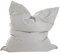 mokebo Sitzsack Outdoor XXL für Kinder & Erwachsene 'Der Große', Bean Bag, Sitzkissen, Liegekissen oder Riesen-Sitzsack mit Füllung, Bodenkissen groß für Balkon & Terasse, 130x170cm, Grau