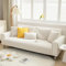 TOPCHANCES Weiche Kord Sofa Kissenbezüge - Neue rutschfeste Sofaabdeckungen 1 2 3 Sitzer Couchabdeckungen, Kord Ecke Sofa Kissen Abdeckung L Form Möbelschutz für Wohnzimmer (Beige Weiß 70x150cm)