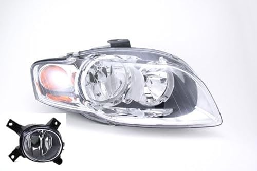 Johns, Scheinwerfer Halogen Haupt passend für Audi A4 8E 11/04-06/08 H7 H7 Re. + Nebel.