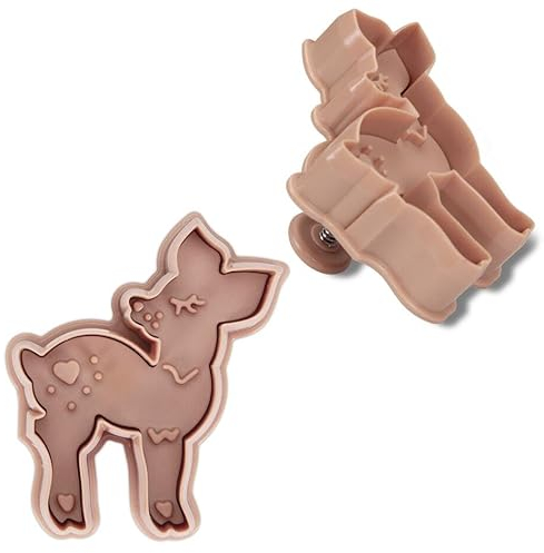 Städter Präge-Ausstecher Reh 7,5 cm Braun
