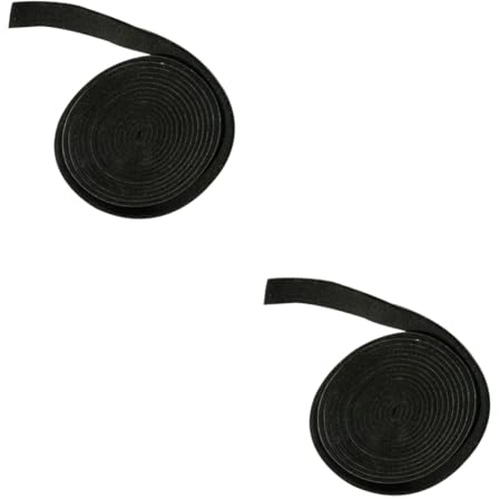 INOOMP 2rollen Hochtemperatur Dichtungsband Für BBQ Und Outdoor-Kochen Selbstklebende Flammensichere Gasket Schwarz Für Grill Und Kaminofen