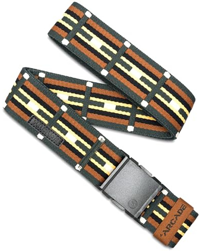Arcade A2 Abenteuergürtel im Unisex-Stil Strapazierfähiger Stretch, metallfreie Schnalle, Standard (Up to 40); 1.5 Wide