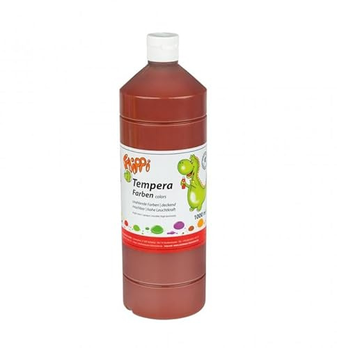 Wiemann Lehrmittel Flippi® Temperafarbe 1.000 ml Farbe - dunkelbraun (dunkelbraun)