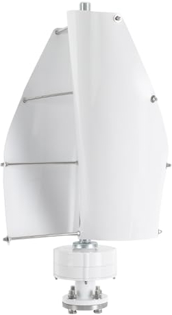 banborba Generatore eolico verticale da 100 W, turbina eolica trifase da 12 V, turbina eolica verticale a 2 lame, con centralina di controllo, adatto per barche, gazebo, cottage o case mobili