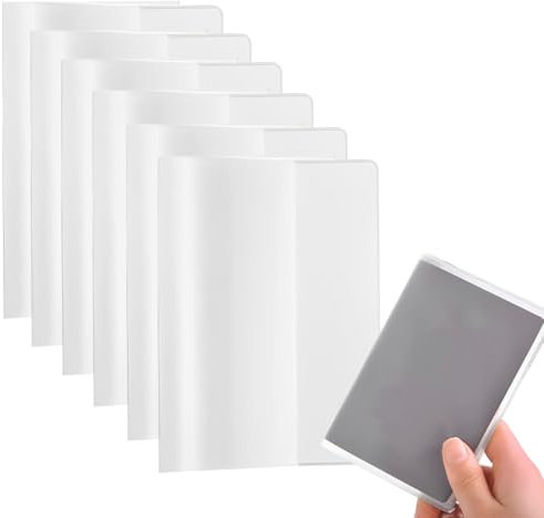 MEXRUMI 6 Pezzi Porta Passaporto Trasparente,Passport Cover,Custodia Carta Identità,Cover Passaporto,Passaporto Cover,Passport Holder,Per Passaporto,Protezione Della Carta Del Vaccino