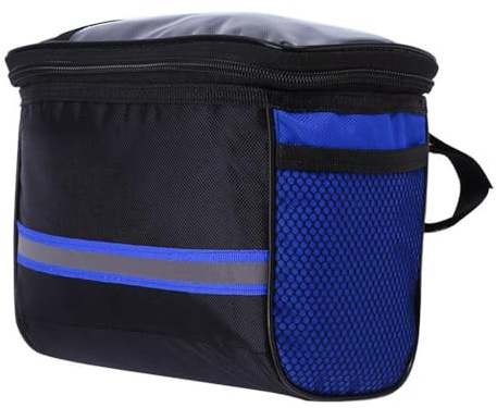 Qianly Fahrrad Lenker Tasche Vorne Lagerung Tasche Outdoor Radfahren Tasche Wasserdicht, Blau