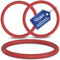 VIOKS 3x O Ring Dichtung 43mmØ Ersatz für DeLonghi 5332149100 Gummidichtung Rund - Gummi Dichtungen Set für Brühgruppe - O Ringe Gummi Dichtringe Set für EAM ECAM ESAM Kaffeemaschine Kaffeeautomat
