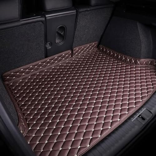 YJTYC Coche Alfombrillas Maletero para BMW 1 Series F40 2019-2023, Cuero Tronco Bandeja Protectora Funda Maletero Alfombra Antideslizante Accesorios,F/Coffee