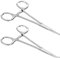 Elsrantor 2 Pezzi Pinza Piercing, Forbici, Pinza Rimuovi Punti Metallici, Sutura Ricurva Pinza per animali domestici toelettatura, Acciaio Inossidabile, per Cura Degli Animali