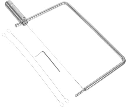 Holibanna Affettatrice per Acciaio Inossidabile con Fili Utensile Multifunzionale per e Slicer Portatile per Fette Uniformi e Strumenti Compatti