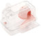 Gralara Cage pour Hamster avec Espace de Jeu et Transport, Rose Transparent