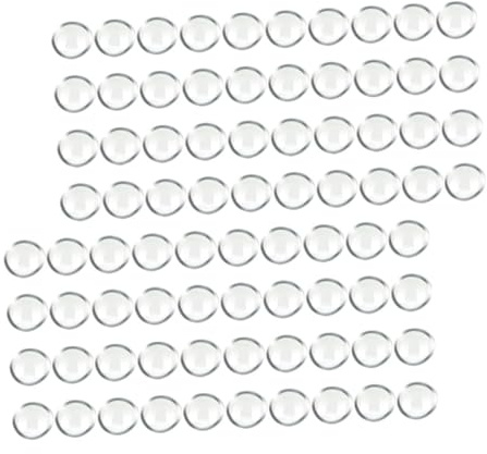PartyKindom 300pcs Flat Glass Marbles for Aquariums Craft Glass Beads for Hydroponics Vase Filler Pebbles for Wedding Decoration