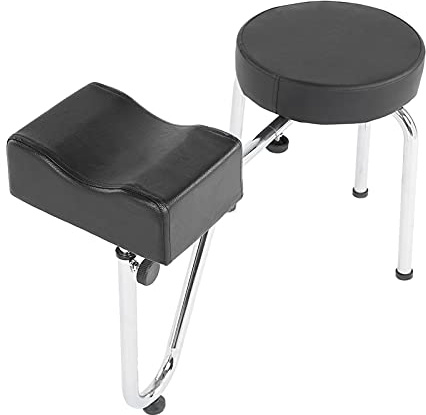 Repose-Bras Réglable en Hauteur en 2 Couleurs avec Construction Robuste pour Jambe de Tatouage, Repose-Pieds de Pédicure, Base en Métal Lisse pour la stabilité (Black)