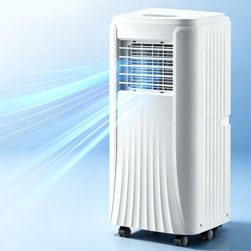 LJCSSD Climatiseur Portable, unité de climatisation 3 en 1 10000BTU/12000BTU | Climatiseur sur Pied ; climatiseur Portable Silencieux pour Appartements, dortoirs et Camping-Cars 10000BTU