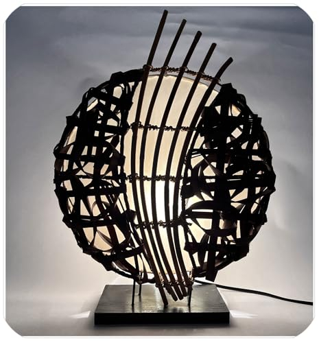 Simandra Deko-Leuchte Stimmungsleuchte Stehleuchte Tischleuchte Tischlampe Bali Asia Feng Shui Color Weiß