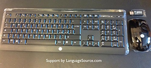 HP Italian Wireless Keyboard & Mouse Hewlett Packard - LanguageSource.com