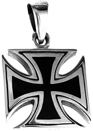 Kiss of Leather EK Kreuz Anhänger aus 925 Sterling Silber Nr. 333