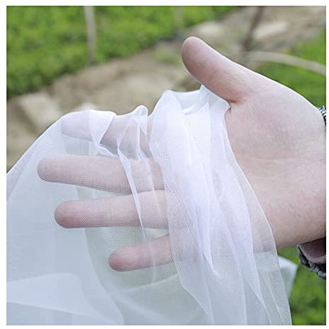 Insektennetz, Gemüsenetz Garten Feinmaschig 0.7mm/0.5mm, Netz für Pflanzen Gemüse Pflanztunnel für Hochbeet und Obstgarten, Vogelnetze Vogelschutznetz Engmaschig (Mesh : 0.5mm, Size : 2m x 5m)