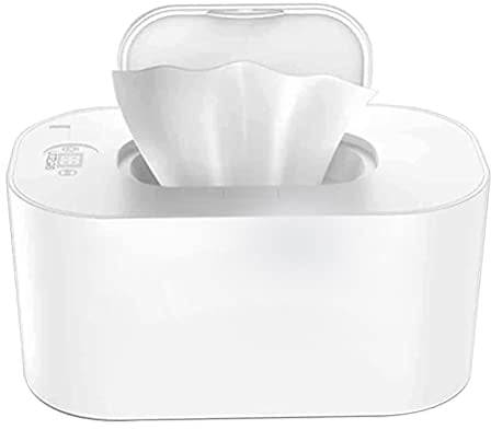 HUSHUI Baby Wipes Heater,Baby Wet Wipes Warmer and Dispenser, Thermostat Wet Wipes Box Portable Wipes Heating Box Temperature Adjustable