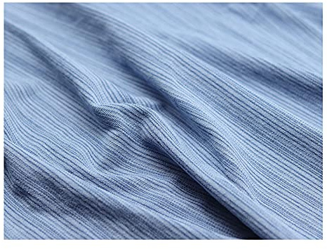 Yimihua Jeansstoff Baumwoll-Denim-Steppstoff Gute Qualität Basteltuch Nähmaterial Jeans Kleid T-Shirt Shirting Material Patchwork Kleidung DIY Crafts(Color:hellblau)