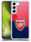 Head Case Designs Offizielle Arsenal FC Logo Blau Und Rot Wappen 2 Soft Gel Handyhülle Hülle kompatibel mit Samsung Galaxy S22 5G