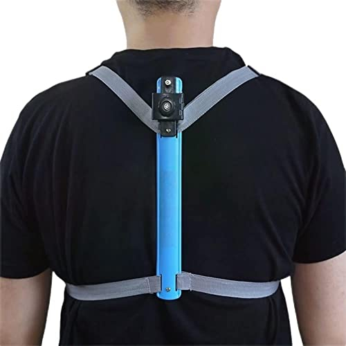 WAYUTO Paraguas manos libres, bloqueador de sol, soporte para paraguas trasero, soporte para paraguas de pesca, refugio, soporte para paraguas para actividades al aire libre, parte trasera unisex