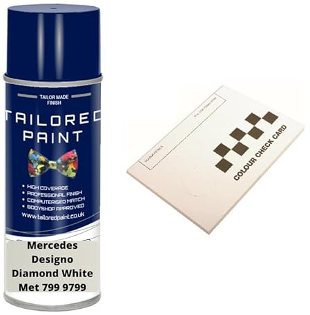 For 2000-Present Designo Diamond White Met 799 9799 Quality Aerosol Spray Paint (Aerosol Spray Paint)