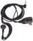 Auricular para Walkie Talkie con Micrófono, Auricular Auricular PTT Conector de 2,5 Mm Auriculares de Radio de 2 Vías para TLKR T80 T60 T5 T7 T3 T4, Auricular de Radio