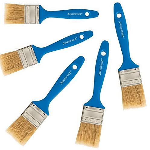 Générique - LOT DE 5 PINCEAUX PLATS DE 40 mm