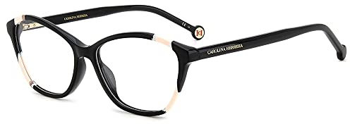 Carolina Herrera Her 0122 KDX/15 BLACK NUDE Eyewear Women's Acetate, Standard, 55