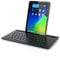 CSL - Kabellose Tastatur mit Tablet Halterung, Bluetooth Tastatur, Deutsches QWERTZ-Layout, kompatibel mit Android, iOS, Windows, Schwarz