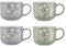 Mason Cash in The Meadow Set of 4 Mugs 400ml Blue/Green