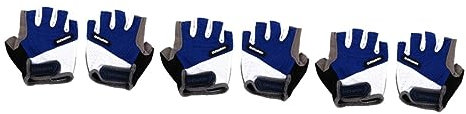 PACKOVE 3 Paare Outdoor-halbfingerhandschuhe Skifäustlinge Für Kinder Kurze Sporthandschuhe Skihandschuhe Für Kinder Halbe Handschuhe Jubiläumsgeschenk Fitness Stoff Atmungsaktiv Angeln