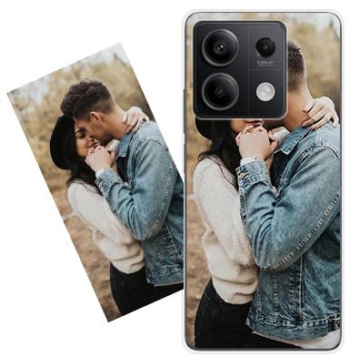 Funda Personalizada Xiaomi Redmi Note 13 Pro 5G | Transparente Con Foto, Dibujo o Texto | Flexible