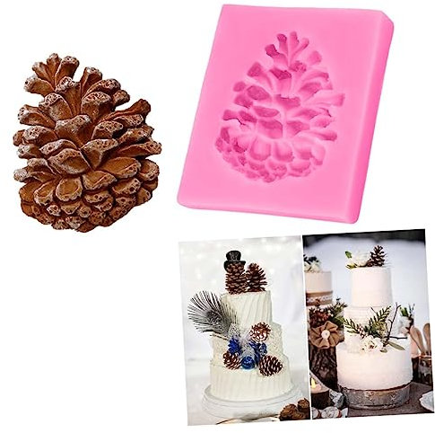 MAGICLULU Tannenzapfen Silikonform für Fondant, Schokolade, Selbstgemacht