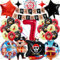 Piraten Deko Kindergeburtstag Luftballon, Gozuein Piraten Geburtstagsdeko 7 Jahre, Piraten Geburtstag Party Deko mit Helium Ballon Girlanden Folienballon, 3D Folienballons Banner Kindergeburtstag Set