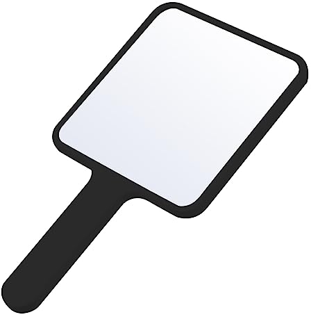 Beaupretty Specchio Da Trucco Portatile Per Donne e Ragazze Specchio Maneggevole Ergonomico Con Alta Definizione Per Makeup e Viaggi